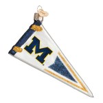 MICHIGAN PENNANT OLD WORLD