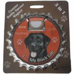 BLACK LAB MAGNET