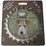 WIRE FOX TERRIER MAGNET