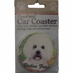 BISCHON FRISE CAR COASTER