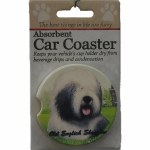 OLD ENGLISH SHEEPD CAR COASTER