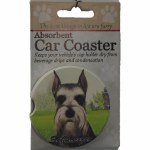 SCHNAUZER CAR COASTER