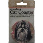 SHIH TZU CAR COASTER