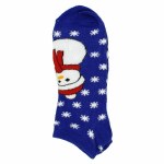 BLUE WITH SNOWMAN ANKLETS