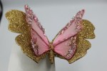 PINK/GOLD BUTTERFLY