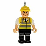 YELLOW/BLACK DEMOLITION WORKER