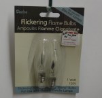 2 PK FLICKERING FLAME BULBS