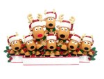 REINDEER FAMILY OF 8 TABLE TO