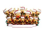 REINDEER FAMILY OF 12 TABLE TO