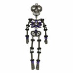 PURPLE JEWELED SKELETON