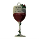 OH COME ALL YE... WINE GLASS