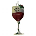 LET IT POUR WINE GLASS