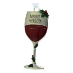 MERRY MERLOT WINE GLASS