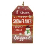 IF KISSES WERE SNOWFLAKES TAG