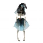 SKELETON GIRL IN TEAL