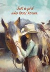 JUST A GIRL WHO LOVES HORSES