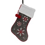 SNOWFLAKE STOCKING