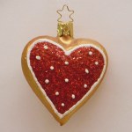 GINGERBREAD HEART INGE-GLAS