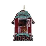HORSE AND BARN