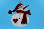 WOODEN SNOWMAN