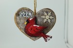 SNOW HEART CARDINAL