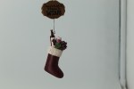 PURPLE WINE STOCKING