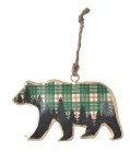 GREEN PLAID BEAR