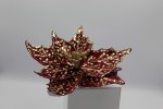 RED POINTSETTIA CLIP ON