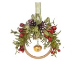 GOLD MISTLETOE BELL