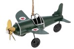 GREEN VINTAGE AIRPLANE