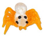 ORANGE GLOW IN THE DARK SPIDER