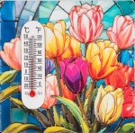 FLOWER THERMOMETER