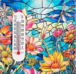 FLOWER THERMOMETER