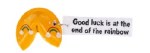 YELLOW FORTUNE COOKIE CHARM