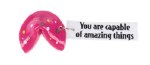 PINK FORTUNE COOKIE CHARM