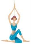 BLUE YOGA LADY