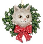 CAT IN WREATH