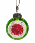 GREEN REFLECTOR ORNAMENT