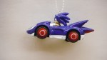 SONIC IN BLUE RACE CAR