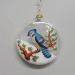 BLUE BIRD GLASS DISC