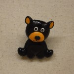 BOBBLE HEAD BEAR MAGNET / CLIP ON