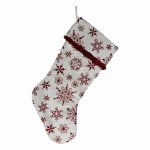 SNOWFLAKE STOCKING