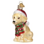 HOLIDAY YELLOW LAB PUP