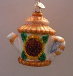 SUNFLOWER TEAPOT OLD WORLD