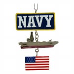 NAVY DANGLE