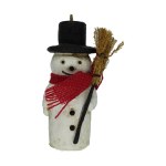 SNOWMAN WITH BROOM