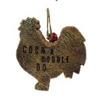 CARVED ROOSTER