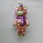 GLASS PIG SOCK MONKEY