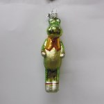 GLASS ALIGATOR SOCK MONKEY