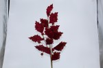 VELVET AND SEQUINS LEAF BERRY SPRAY